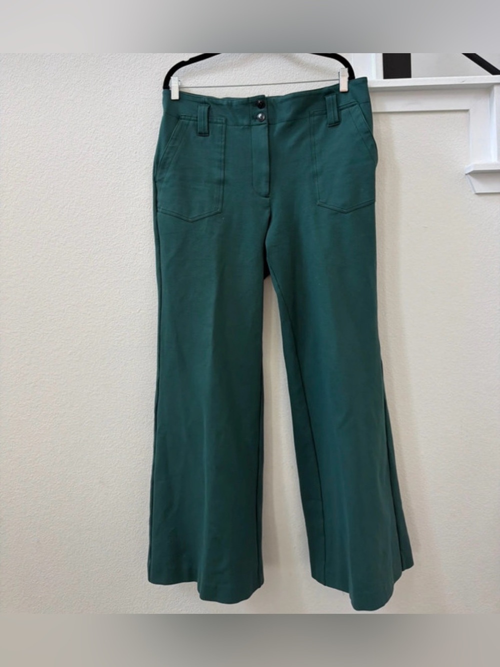 Anthropologie The Naomi Ponte Wide-Leg Flare Pants by Maeve 16 Tall - Picture 2 of 2